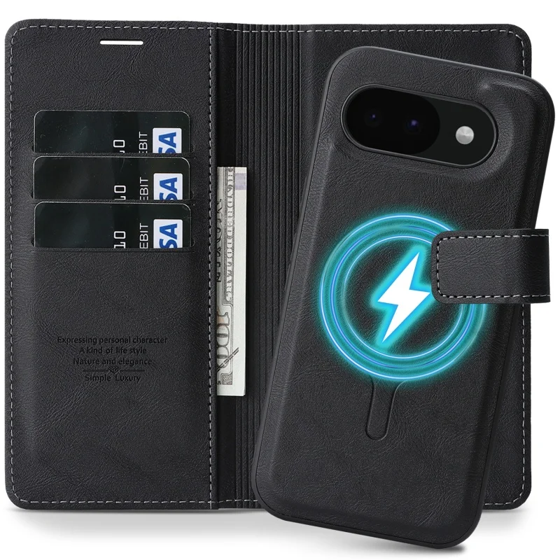 Versatile Detachable Leather Wallet Phone Case with Card Holder and Buckle