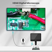 Andonstar Trinocular AD249SM HDMI USB Digital Microscope 2000X 10.1" IPS LCD for Electronics Soldering Tool for PCB Solder Check 2