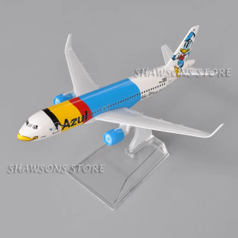 

16cm Diecast Metal Model Plane Toy A320 Azul Brazilian Airlines Air Miniature Replica