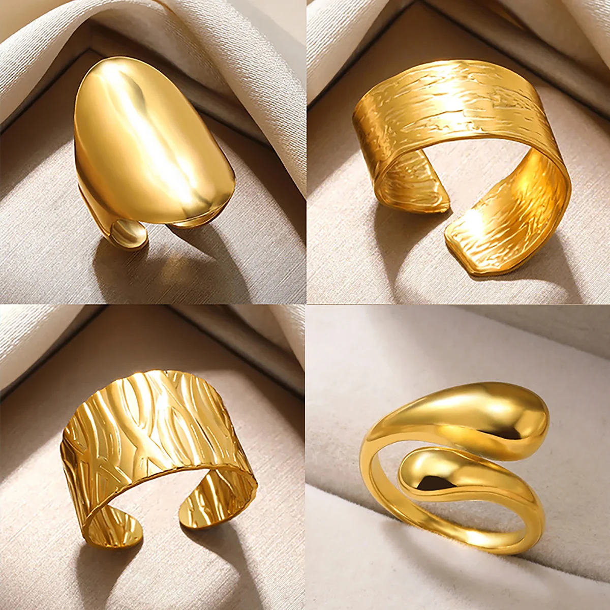Stainless Steel Ring For Women Men