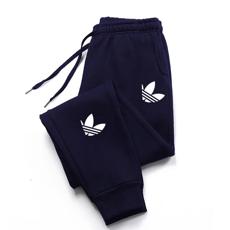 2023 autumn new men's and women's sports pants casual plus fleece warm loose sports sweatpants fashion girdle pants
