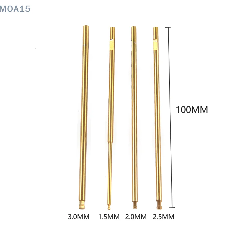 1Pcs RC Tools Hex Ball Tip Screwdriver Driver Hardened 1.5 2.0 2.5 3.0mm For Rc Helicopter Toys