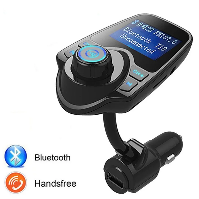 Wireless FM Modulator Wireless Bluetooth Handsfree AUX MP3 Audio Music Player USB Car Cigarette