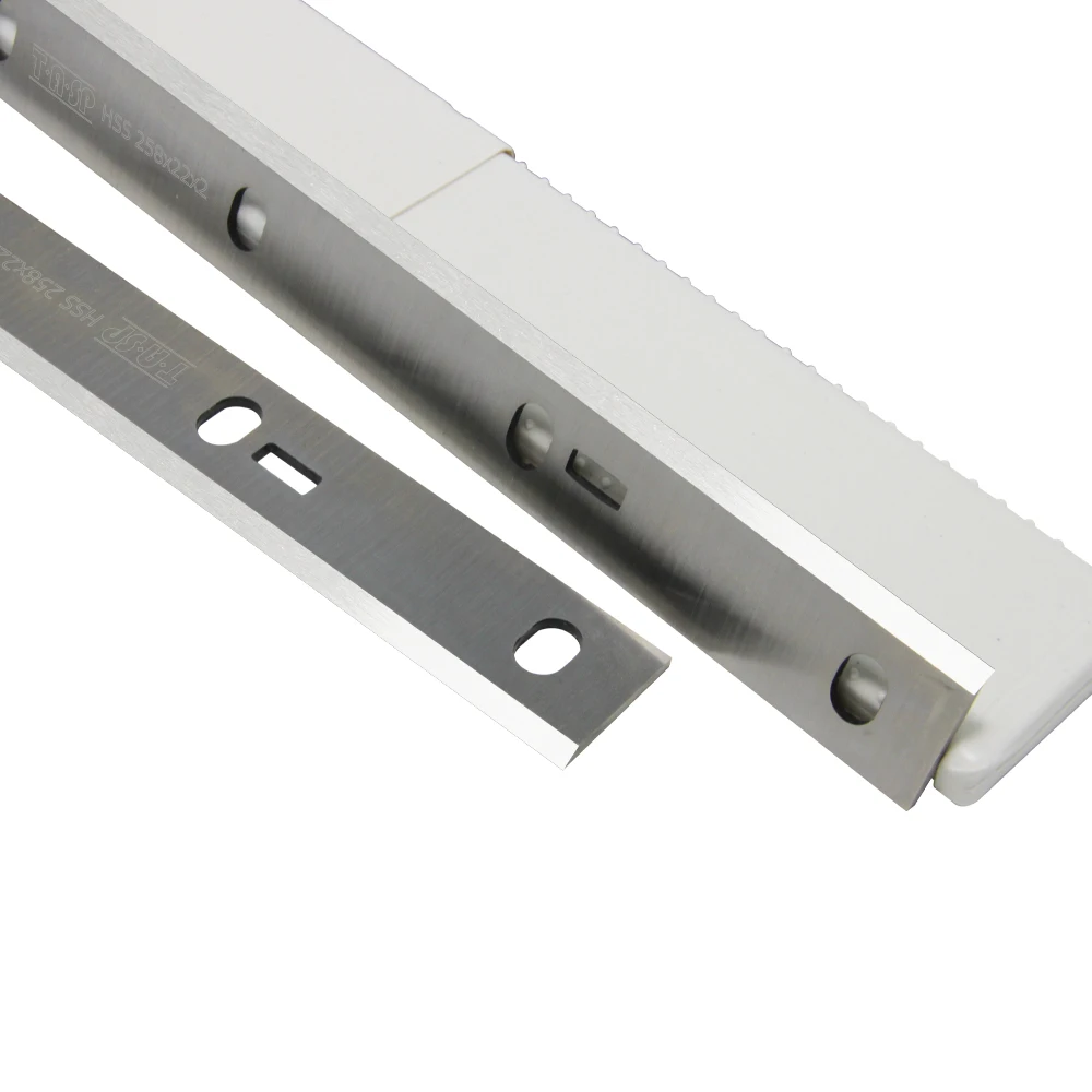 Woodworking Tools Planer Blades 1 Pair 258mm HSS Planer Blade 258 x 22 x 2mm Thickness Planer Knife Spare Part Scheppach HMS1070 Bernardo PT-250 Kity DRA260