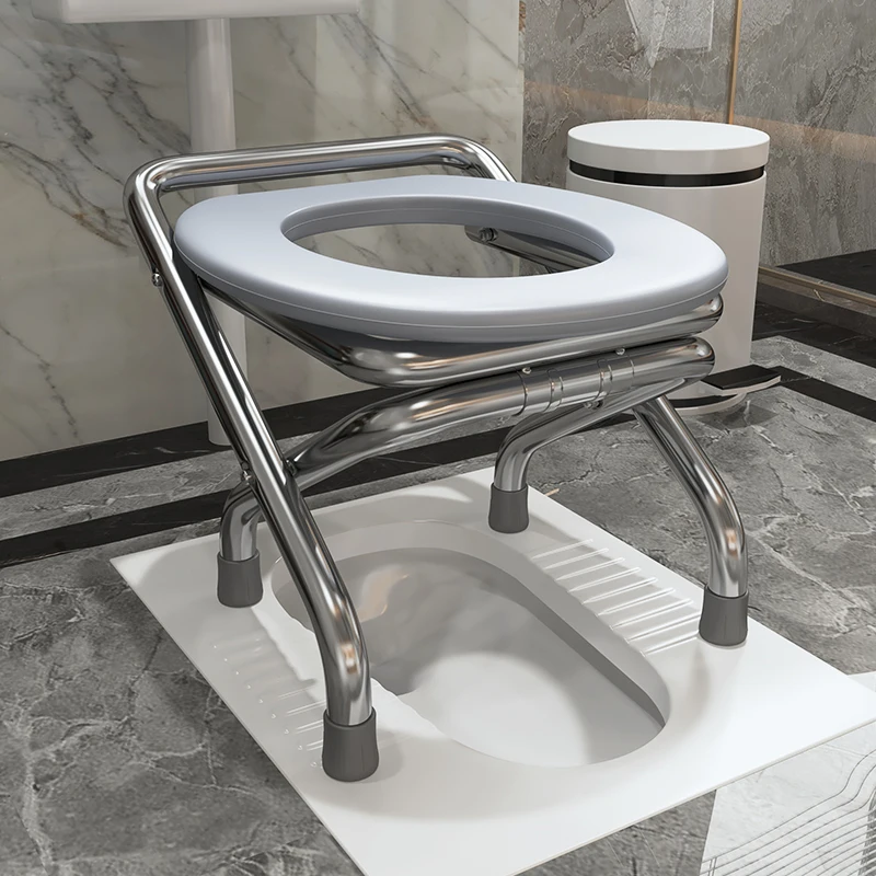 Folding Portable Bathroom Chair Squatty Potty Toilet Children Stool Camping Designer Disabled Taburete Plegable Home Furniture