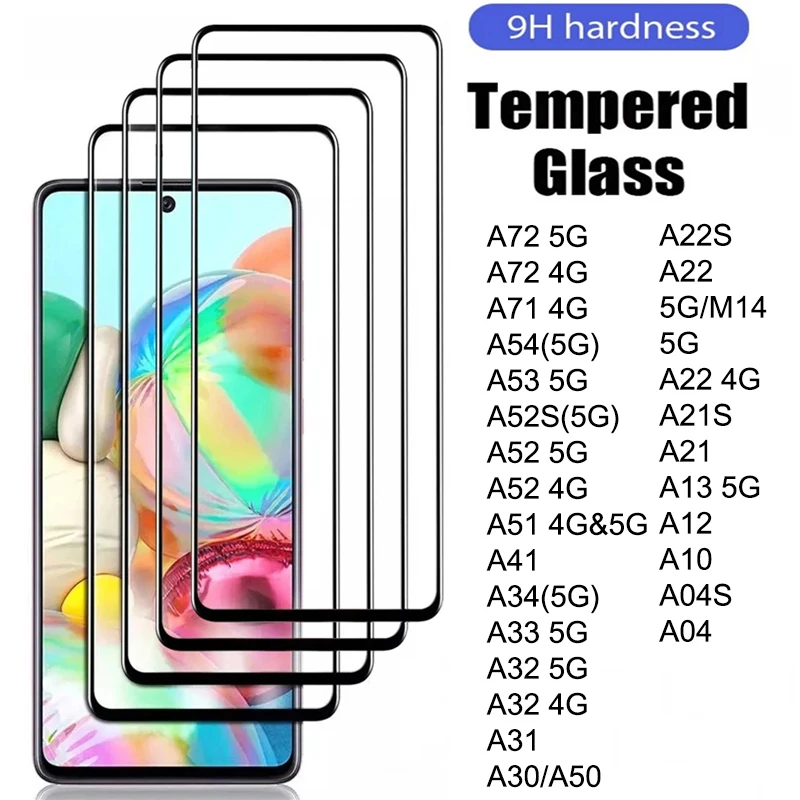 

Tempered Glass for Samsung A54 A52 A53 A52S 5G A32 A33 A34 A13 A12 A21S A51 A72 A71 A41 A31 A30 A50 A22S A22 A21 A04S A04 Glass