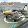 New P51 Mustang rc Plane 2.4G 4CH 6 Axis 410MM Wingspan Foam Fighter One Key Aerobatic RTF Aircraft Glider Toys Gifts for child 4