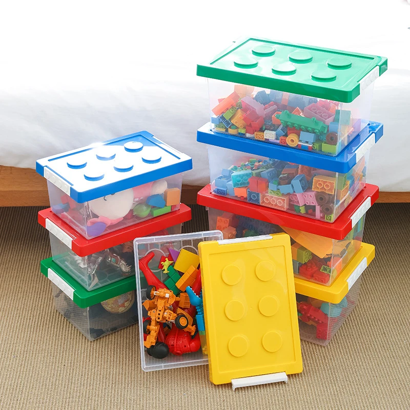 

Детский строительный блок, коробка для хранения игрушек, семейный блок, контейнер для книг, контейнер для всякой всячины
