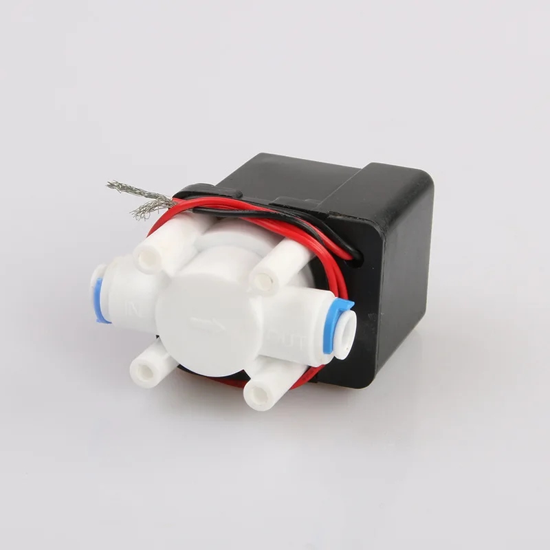 24V 1/4" Inlet Valve 18 Seconds Automatic Washing Valve Water Solenoid for Reverse Osmosis Pure System