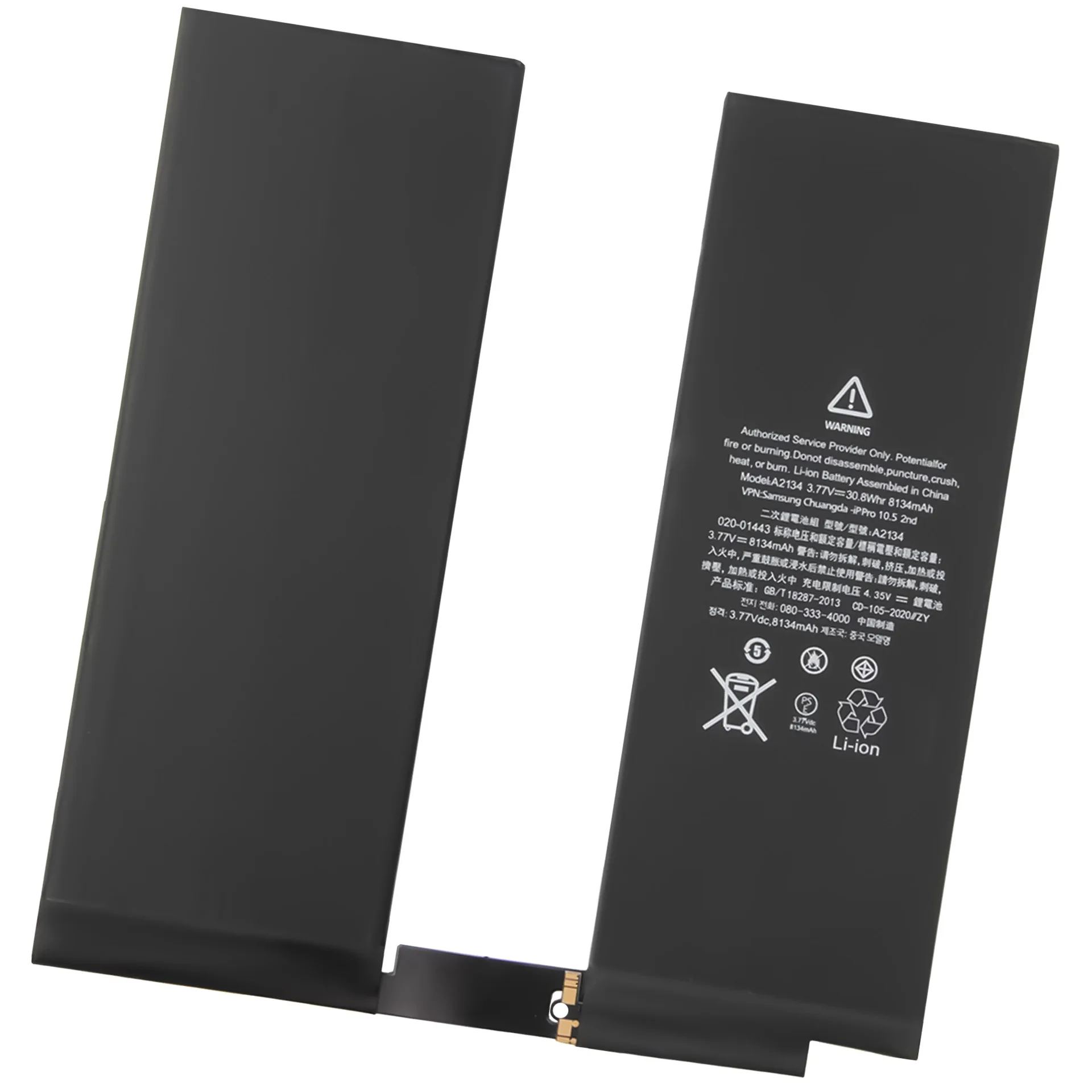 EOENKK Tablet Battery For iPad Pro 10.5 2nd A2134 A2123 A2152 A2153 A2154 Repair Part Original Capacity TABLET Batteries Bateria