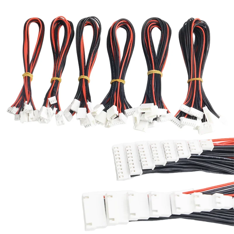 5pcs/lot JST-XH 1S 2S 3S 4S 5S 6S 20cm 22AWG Lipo Balance Wire Cable for RC Lipo Battery charger