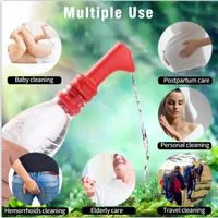 Portable Travel Bidet Cleaner Hygiene Wash Nozzle Manual Press Cleaning Tools Baby Anus Personal Hygiene Cleaning Washing Tool 2