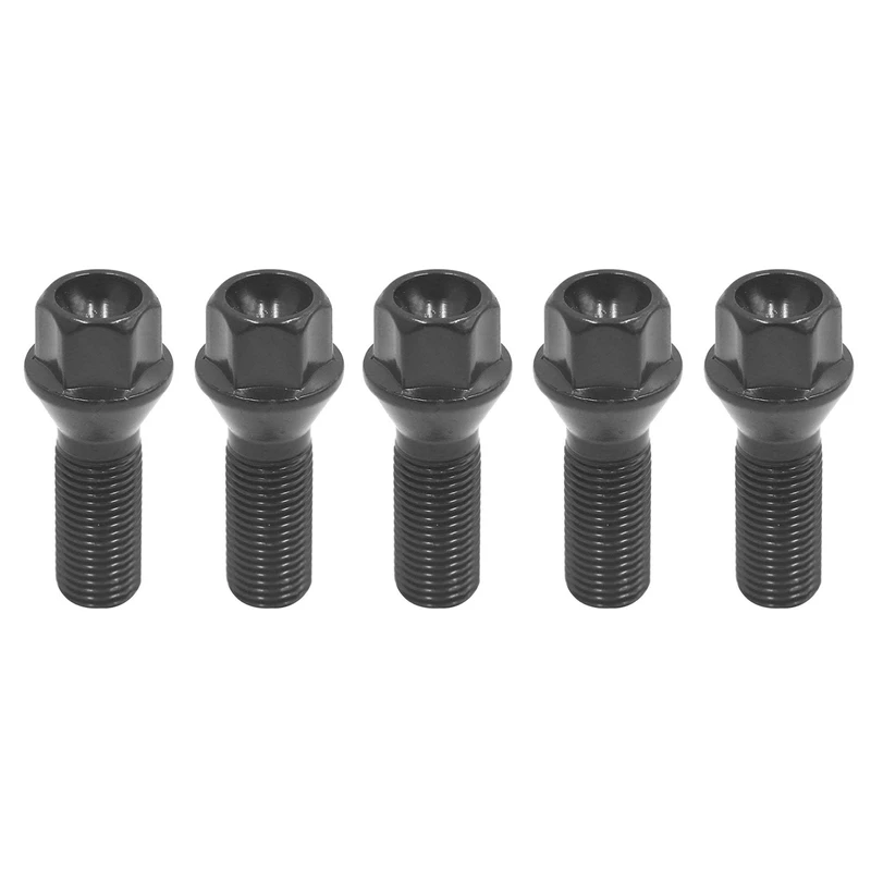 5 Pcs 36136781152 Wheel Lug Nuts M14 x 1.5 for BMW E83 X3 E65 745I 750I