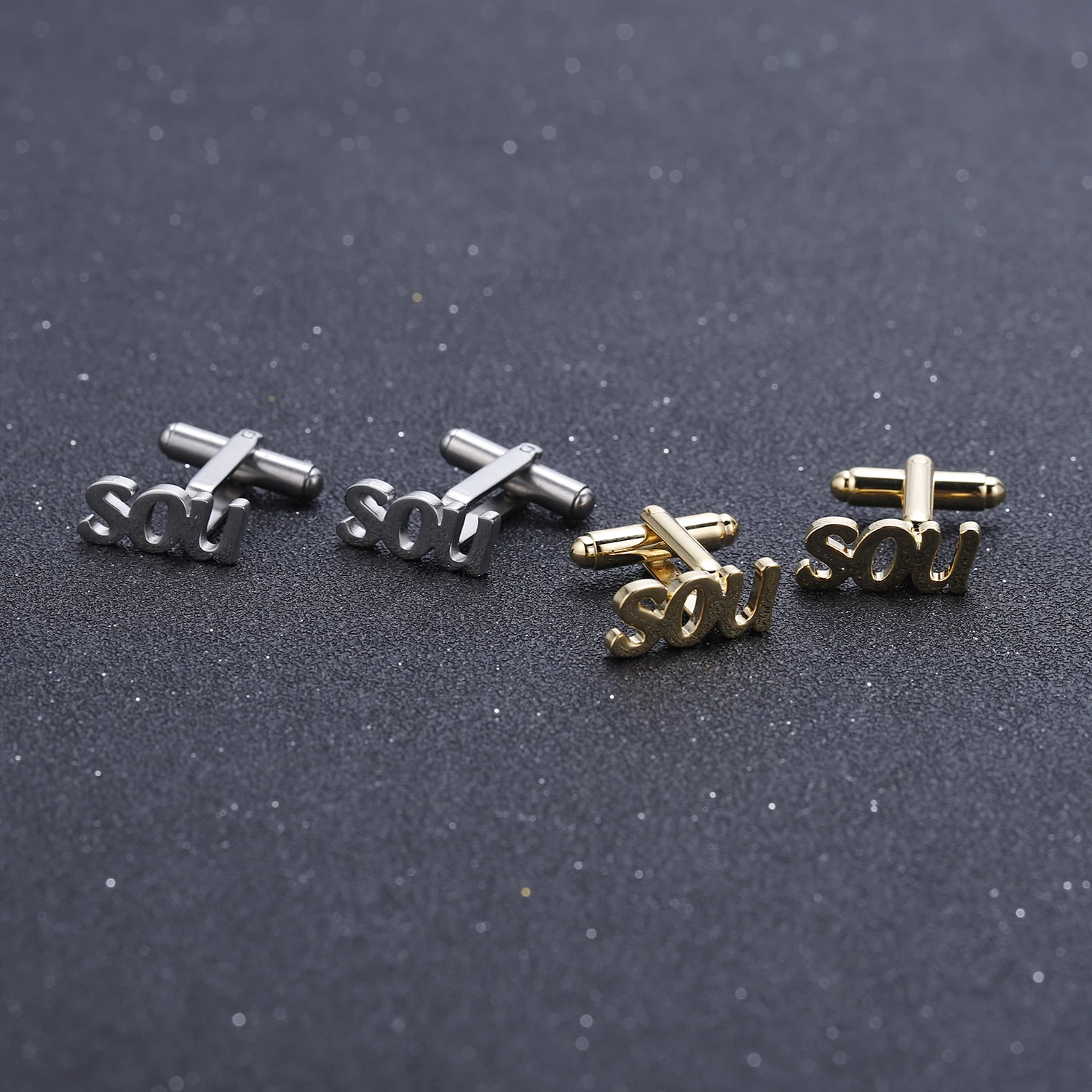 Customize Any Word One Pairs Men Cufflinks High Quality Married Cufflinks Custom Name And Date Personalized Cufflinks Wedding