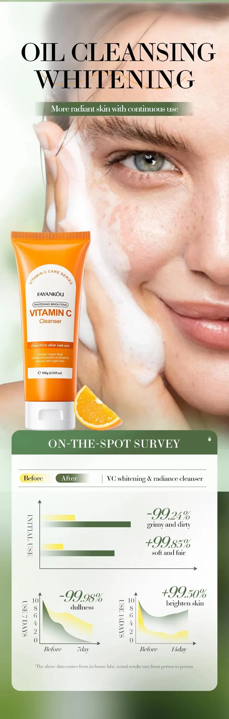 Brightening Vitamin C Foam Cleanser 100g