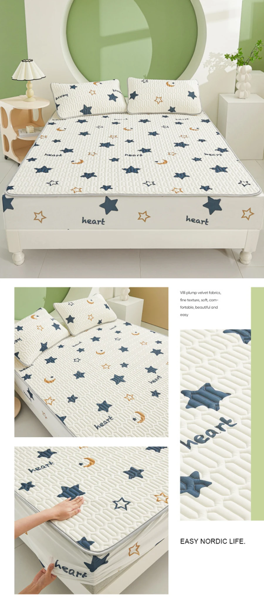 Summer latex mattress cover