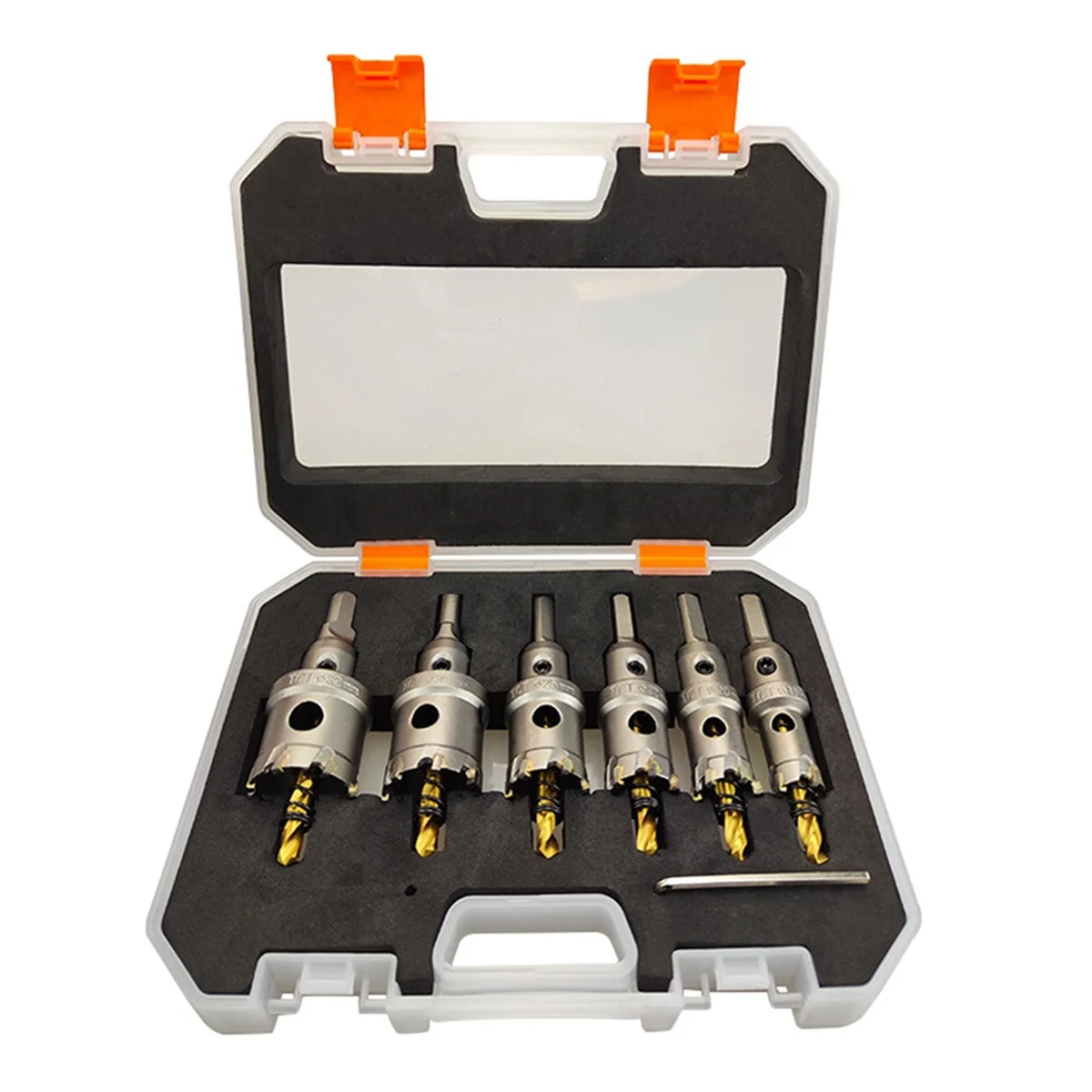 

16-32mm TCTHole Saw Cutter Alloy Hole Saw Set Carbide Tip for Stainless Steel Iron Plate Metalworking Drilling Crown