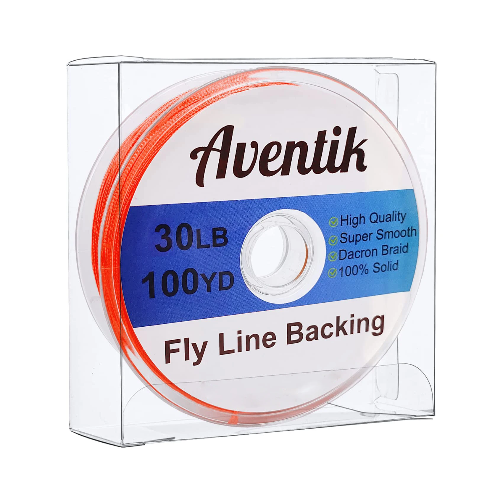 Aventik 100YD/91M Dacron Braided Fly Fishing Backing Line For