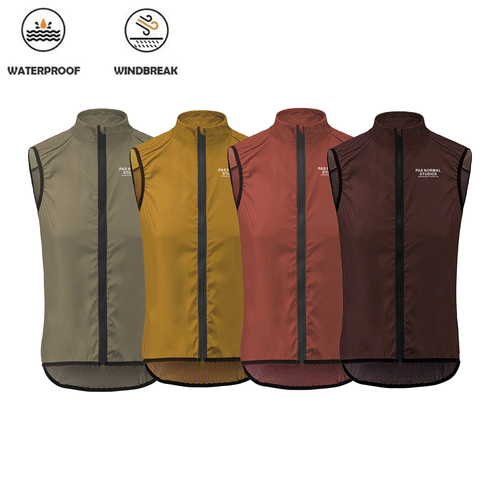 

PNS Men's Summer Windproof Vest Waterproof Cycling Sleeveless Jacket Road Mtb Cycling Uniform Cycling Clothing Waterproof