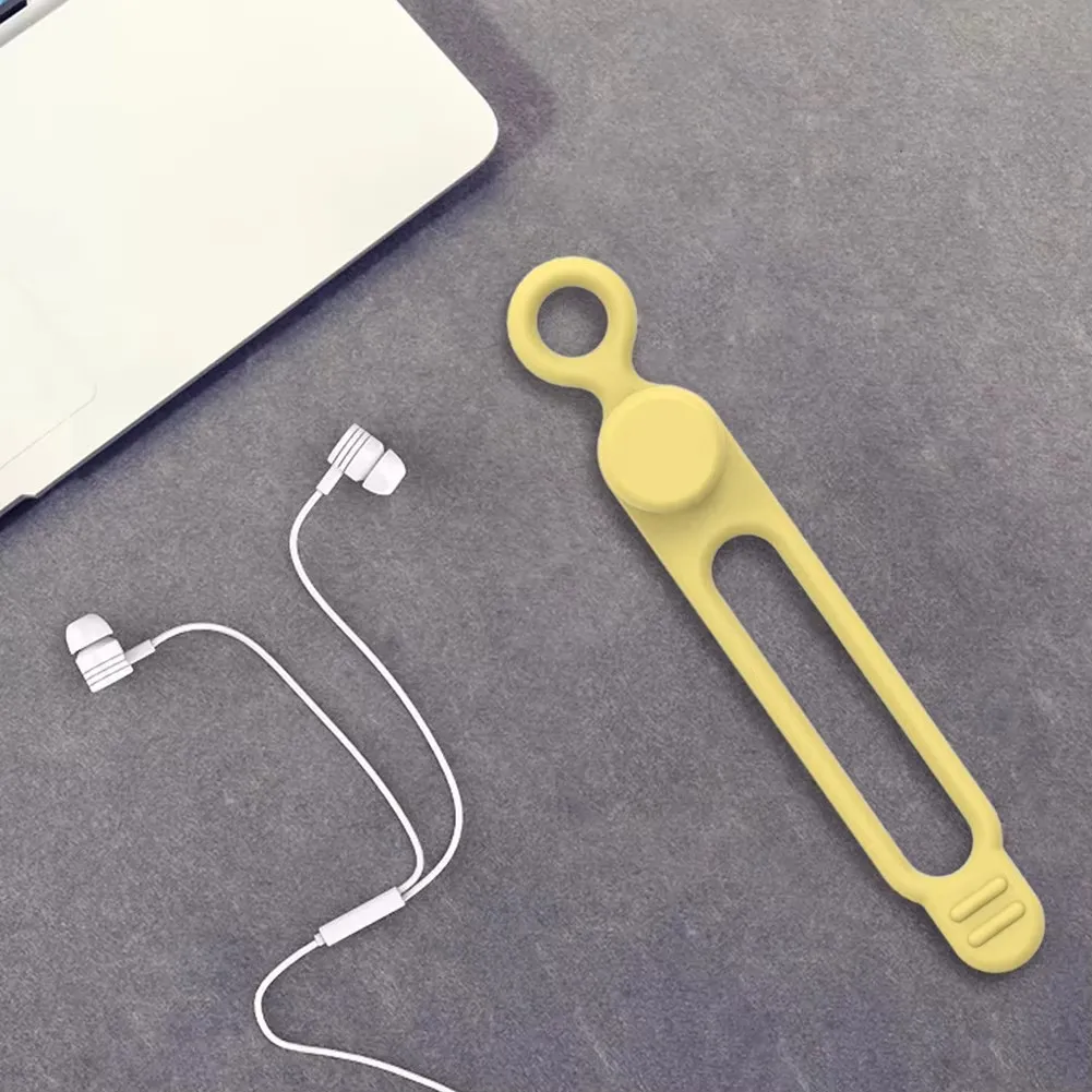 10件套 Silicone Cable Tie Set Elastic Reusable for cable organizer