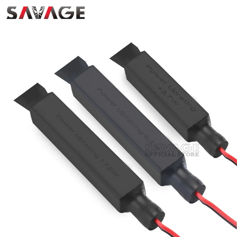 4-Pack Universal Motorcycle LED Turn Signal Resistors – 12V 30W 15 Ohm, Fix Hyper Flash & Error Codes For Bikes, Scooters, ATVs