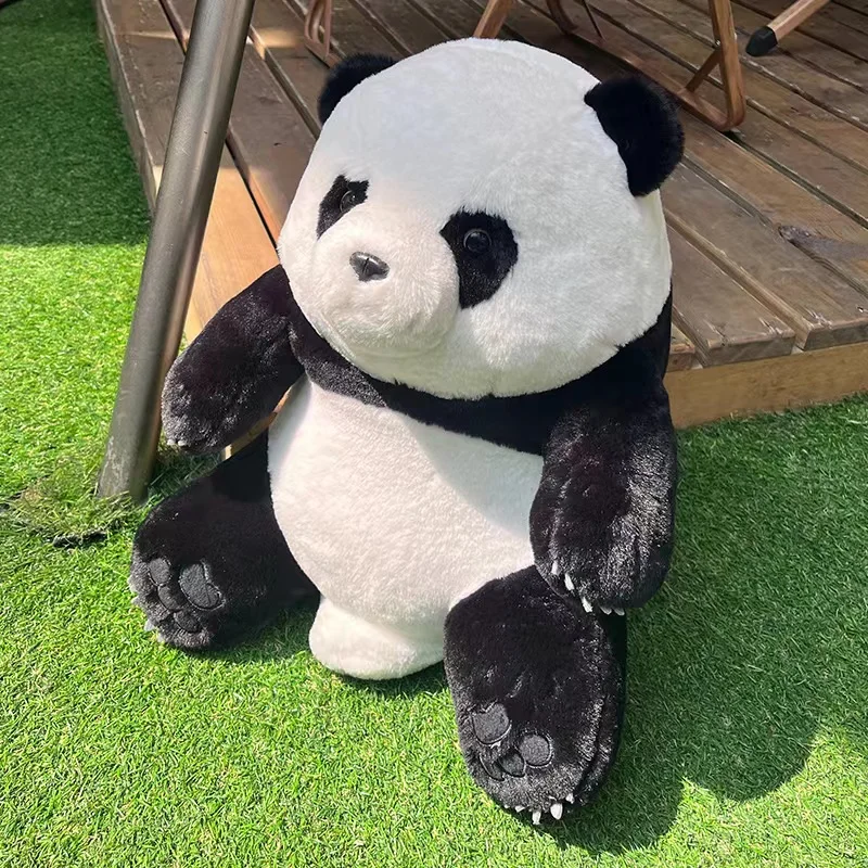 子供のための美しいパンダのぬいぐるみ,リアルなおもちゃ,動物の