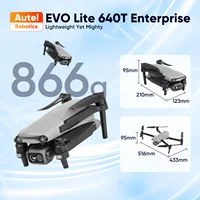 Autel Robotics EVO Lite 640T Drone Enterprise Thermal 16x Digital Zoom Dual Camera 6K Professional Drones AI Target Recognition 6