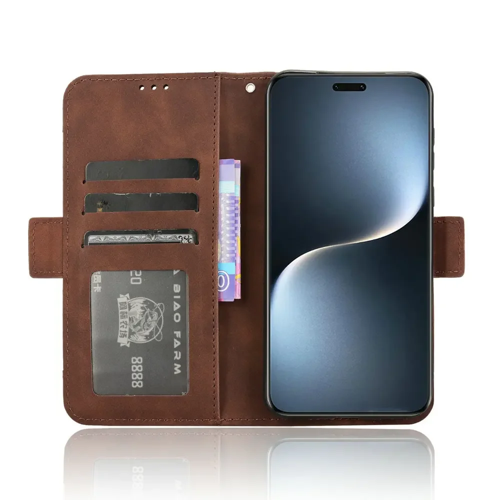 Luxury Wallet Case with Removable Card Pocket - Premium Book-Style Shell