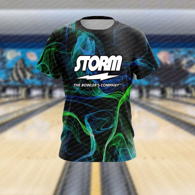 2024 Latest Hot Selling Bowling Men's Sports Shirt T-shirt Daily Indoor Leisure Comfortable Sweating Fashion Short Sleeve Top 6