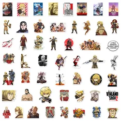Vinland Saga Cartoon Adventure Stickers Set - Cool Anime Decoration for Kids' Toys, Laptops, and More (50PCS)