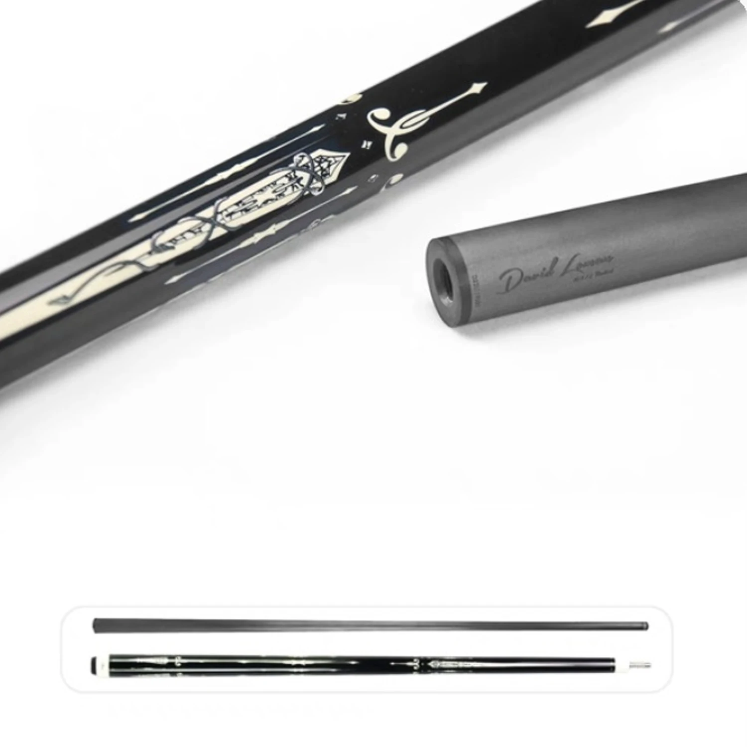 David Loman Billiard Carbon Fiber Pool Cue Stick 58 inches,3/8 * 8