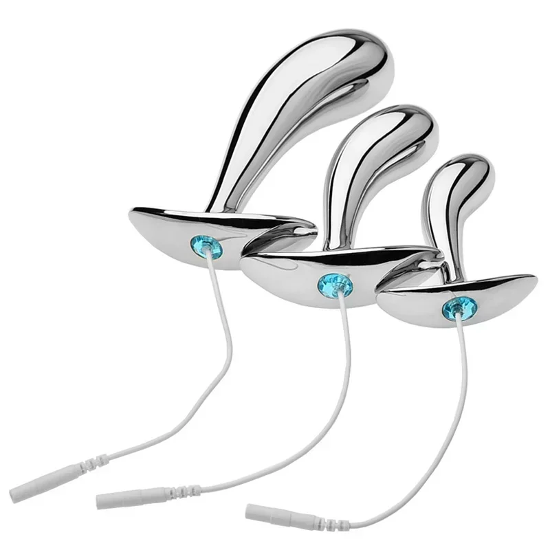 Electro Shock Anal Plug Prostate Massage Anal Dilator Stimulator Body Massage Medical Themed Toys Butt Plug Sex Toys For Couple