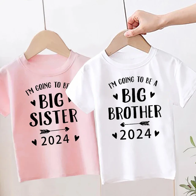 Stædig sejr fremtid I'm Being Promoted To Big Sister/Brother 2024 Baby Announcement T Shirt  Kids T-Shirt Children Tops Toddler Tshirt Summer Clothes - AliExpress