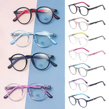 1PC Anti-blue Light Kids TR90 Glasses Children Boys Girls Computer Eye Protection Eyeglasses Ultra Light Frame Eyewear