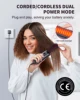 Cordless Hair Straightener Portable Brush 30s Fast Heating 10000mAh Rechargeable 300 Million Negative Ions Straightening Comb 4