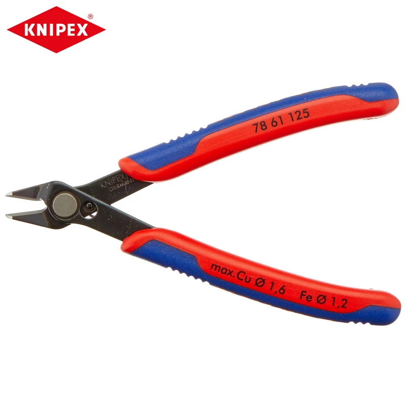 Knipex 78 61 125 Elettronica Super Knips Comfort Grip Pinza Per Cesoia Elettronica Di Precisione