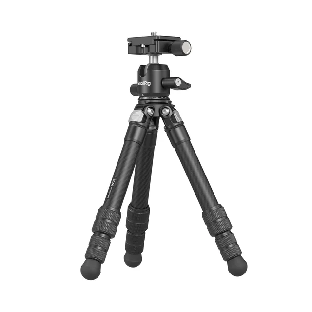 Carbon Fiber Pocket Table Tripod Load 5kg Portable Foldable Tripod for DSLR Mirr
