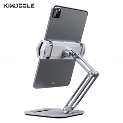 Artpowers Metal Magnetic Tablet Holder for Desk - Sturdy Universal Stand for Tablets (Silver clip type)