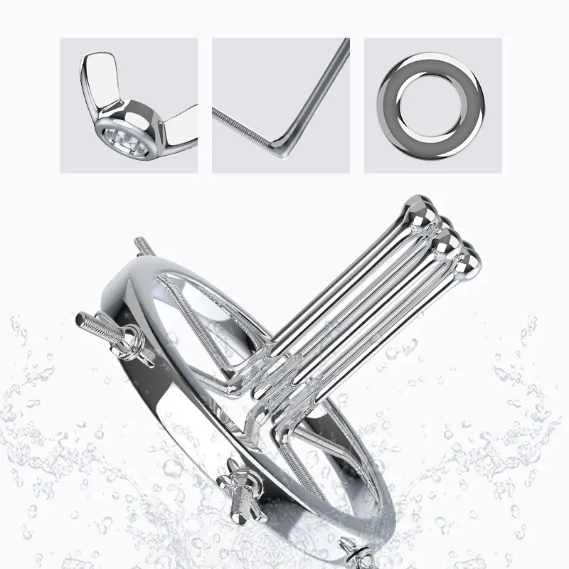 Adjustable Huge Stainless Steel Anal Dilator Metal Vaginal Speculum Fisting Vaginal Dilator Anal Training dildos Adult Sex Toys