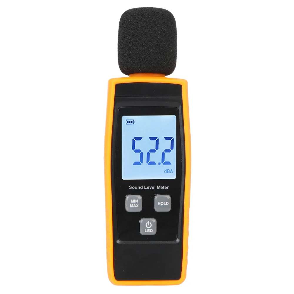 Tanie Cyfrowy miernik poziomu dźwięku 30-130dB Decible Monitor Tester hałasu RZ1359 detektor dźwięku sklep