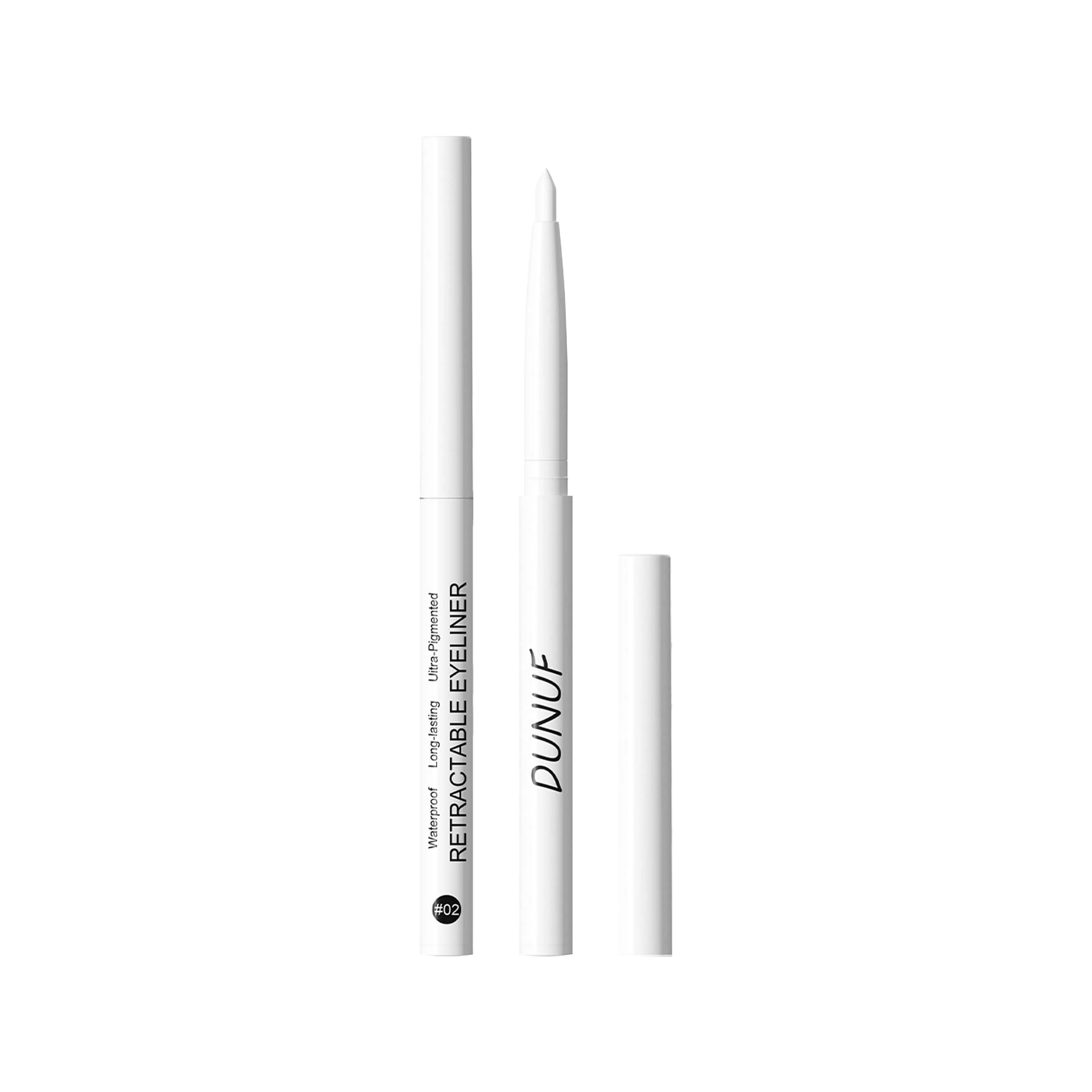 3pcs White Eyeliner Gel Pen, Black Brown Blue White Eyeliner Pen, Waterproof And Sweat Proof, Not Easy To Smudge,Holiday Makeup 3