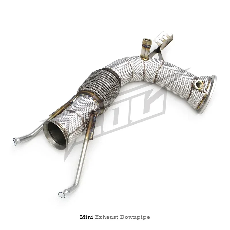 Section High flow Pipes branch downpipe Exhaust Pipe with for/COUNTRYMAN/JCW 2.0T