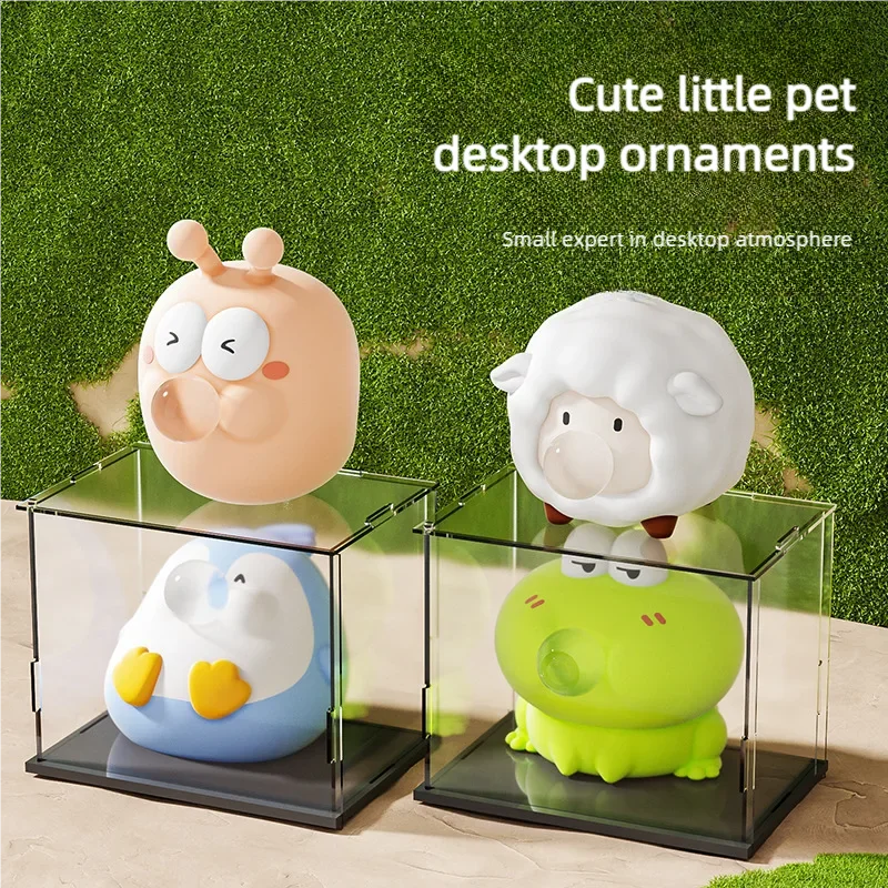 Cute Animal Spitting Bubbles Squish Squeeze Toy Anxiety Stress Relief Sensory Antistress Toys For Adults Birthday Christmas Gift 3