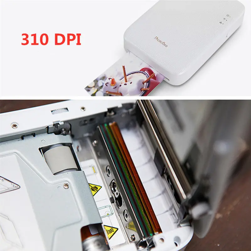 PhotoBee 포토 프린터용 자체 접착 인화지, 무잉크 인쇄, 안드로이드 IOS 프린터, 3 박스, 108 개