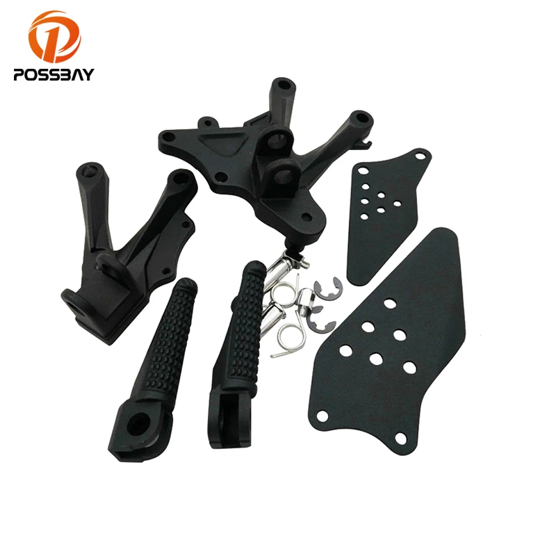 

1 Set Motorcycle Front Foot Pegs Footrest Brackets Footrest Pedals for Kawasaki ZX-10R 2006 2007 2008 2009 2010 Moto Accessories