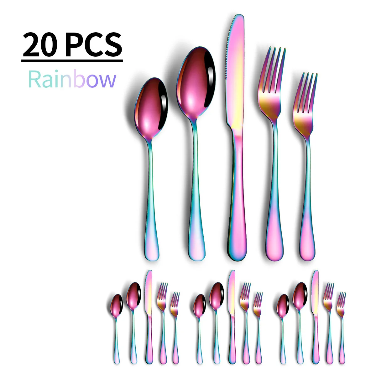 20pcs Rainbow