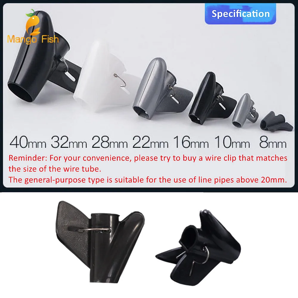 Line Organizer Wire clamp Spiral Wrap Winding Cable Clip Wiring Accessories 1pcs 8/10/16/22/28/32/42mm,cable organizer,cable clip