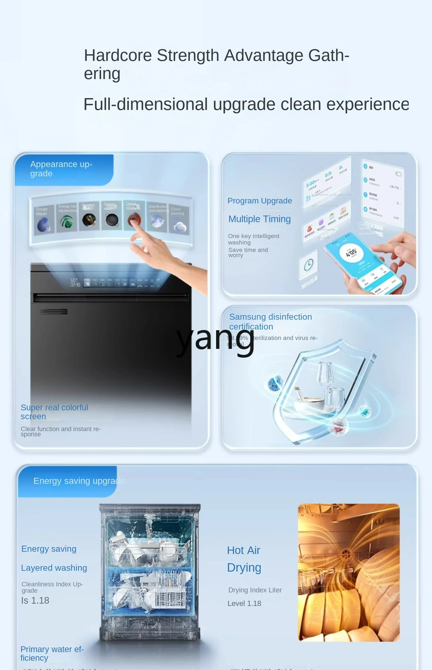 L'm'm Household Automatic Small Embedded Disinfection Large Capacity 14 Sets 3