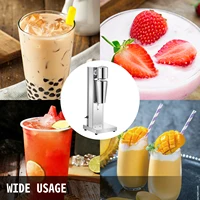VEVOR Milkshake Maker Kit Stainless Steel Electric 180W Single Head 800ml Cup Silver Milkshake Maker Machine 2 Speed Adjustable 2
