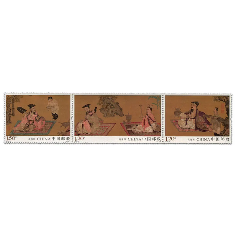 Postage Stamps Tang Dynasty Miniature Sheet Post Stamps Philately Collection